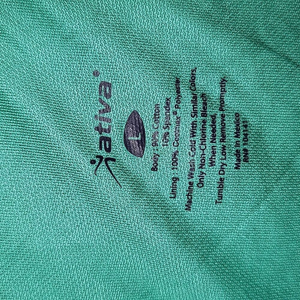 Ativa Green Athletic Tank Size Large - Picture 3 of 4